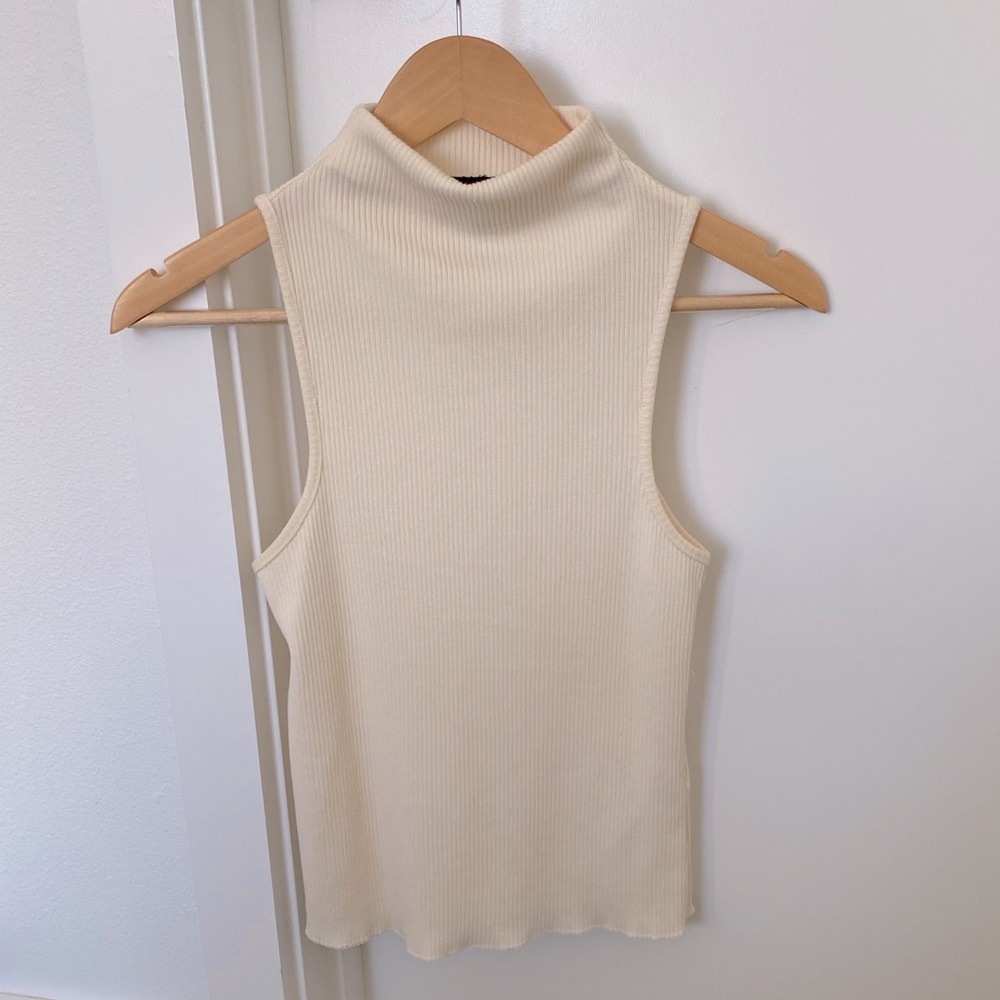 Topshop cream turtleneck